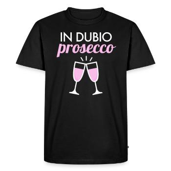 In Dubio Prosecco 2020 Lawyer Law Student Law - Men's Premium Organic T-Shirt - black - Front - Nico (187cm)