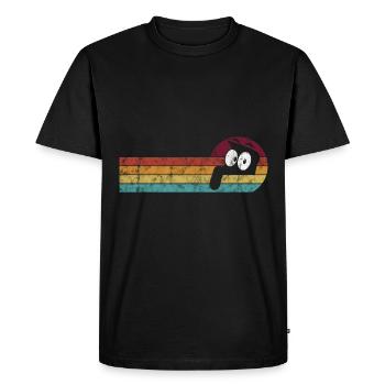 Chat chat de chat chat - T-shirt Premium bio Homme - noir - Devant - Nico (187cm)