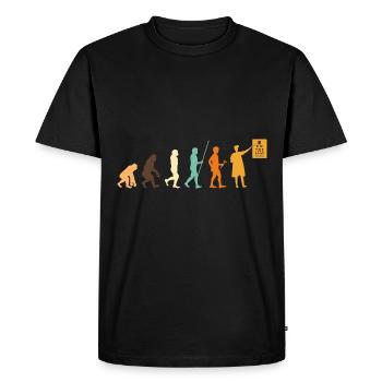 Optométriste Opticien Optométrie Ophtalmologiste - T-shirt Premium bio Homme - noir - Devant - Nico (187cm)