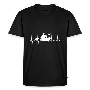 Canoë Pagaie Kayak EKG Kayak Bateau Bateau Pagaie - T-shirt Premium bio Homme - noir - Devant - Nico (187cm)