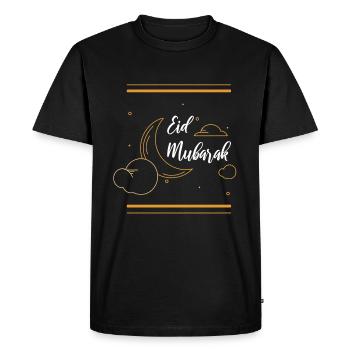 Eid Mubarak Islam Ramadan gift - Men's Premium Organic T-Shirt - black - Front - Nico (187cm)