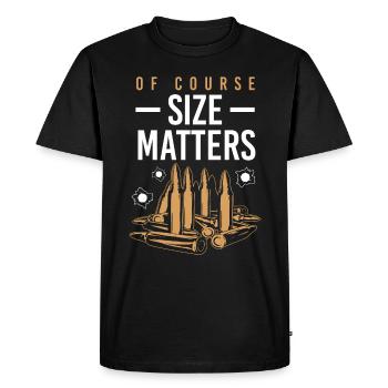 Cadeau de cartouche de tir au pistolet - T-shirt Premium bio Homme - noir - Devant - Nico (187cm)