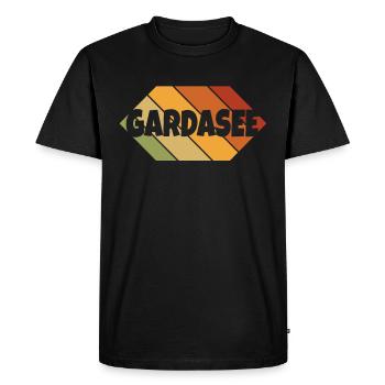 Lac de Garde Vélo Randonnée Randonnée Kite Surf Italie - T-shirt Premium bio Homme - noir - Devant - Nico (187cm)