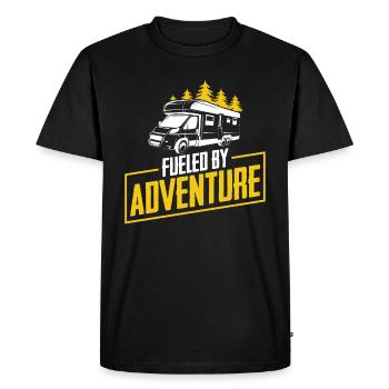 Caravane Camping-car Caravane Camping-car - T-shirt Premium bio Homme - noir - Devant - Nico (187cm)