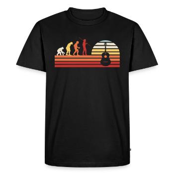 Western Guitare Guitariste Guitare Acoustique - T-shirt Premium bio Homme - noir - Devant - Nico (187cm)