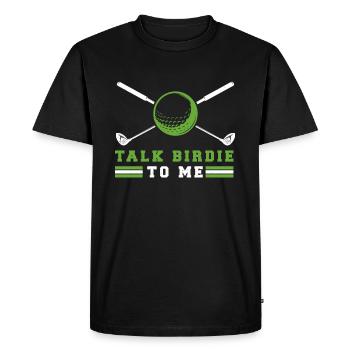 Golf Golfer Golfer Golfer Golf Course - Men's Premium Organic T-Shirt - black - Front - Nico (187cm)