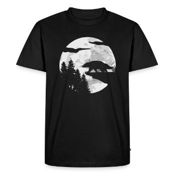 Honey badger - Men's Premium Organic T-Shirt - black - Front - Nico (187cm)