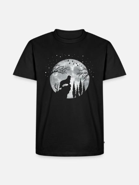 King Charles Cavalier Dog - Men's Premium Organic T-Shirt - black