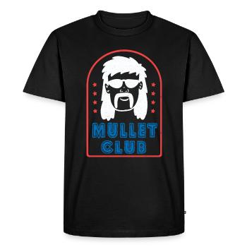 Mulet - T-shirt Premium bio Homme - noir - Devant - Nico (187cm)