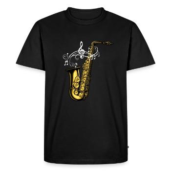 Spielmannszug Fanfarenzug Saxophone Saxophone - T-shirt Premium bio Homme - noir - Devant - Nico (187cm)