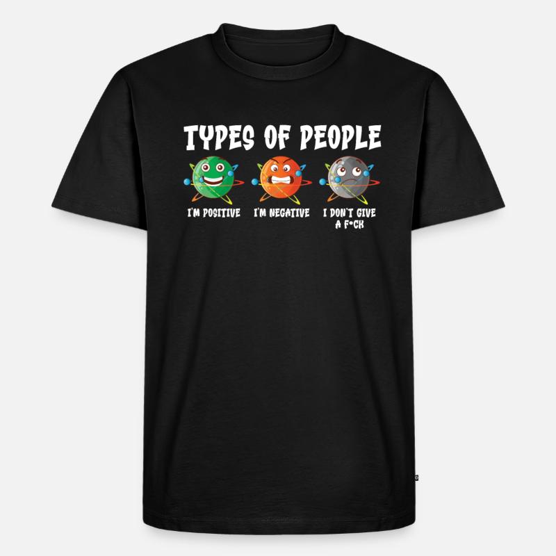 Physik Physiker - Männer Premium Bio T-Shirt - Schwarz