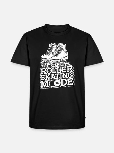 Patins à roulettes Running Rollers - T-shirt Premium bio Homme - noir