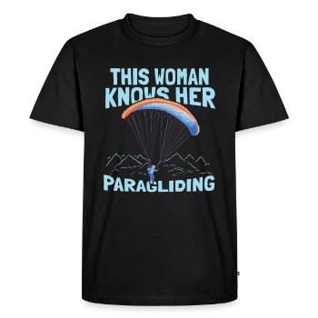 Parapente Parapente Parapente Parapente Parapente - T-shirt Premium bio Homme - noir - Devant - Nico (187cm)