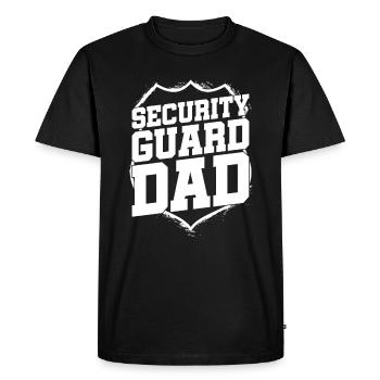 Service de sécurité des agents de sécurité - T-shirt Premium bio Homme - noir - Devant - Nico (187cm)