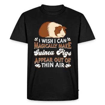Guinea pig Guinea pig - Men's Premium Organic T-Shirt - black - Front - Nico (187cm)