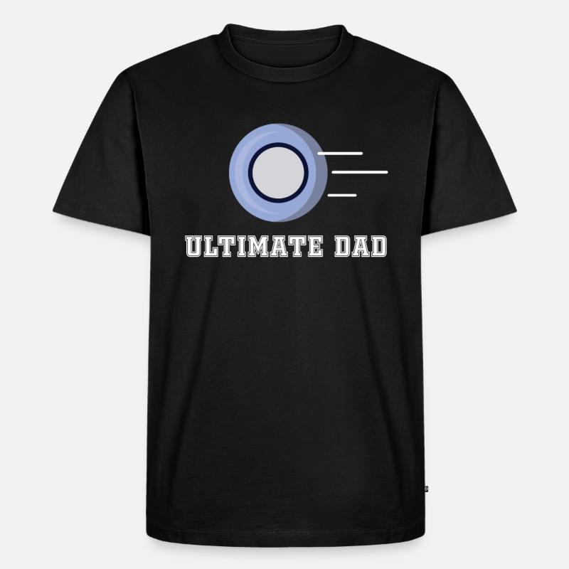 Ultimate Papa - Männer Premium Bio T-Shirt - Schwarz