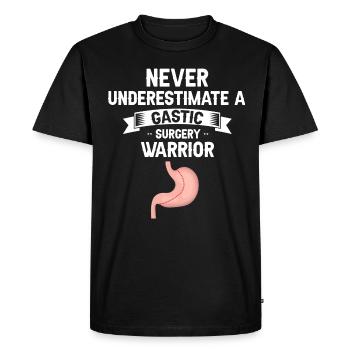 Conception de pontage gastrique et de pontage gastrique - T-shirt Premium bio Homme - noir - Devant - Nico (187cm)