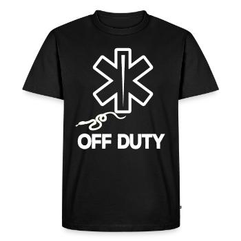 Docteur Médecin Médecine Médecine Idée - T-shirt Premium bio Homme - noir - Devant - Nico (187cm)