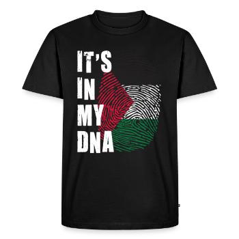 Free Palestine Palestina Liberté - T-shirt Premium bio Homme - noir - Devant - Nico (187cm)