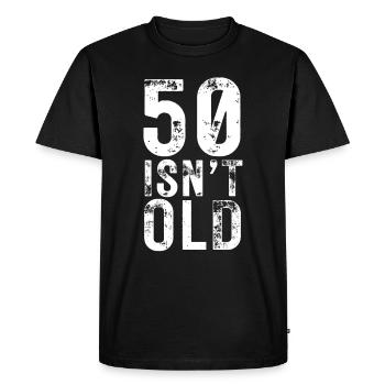 50e anniversaire Décoration pour hommes 50 ans drôle - T-shirt Premium bio Homme - noir - Devant - Nico (187cm)