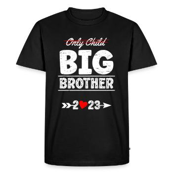 Big Brother 2023 Genre Révéler La Mère Enceinte - T-shirt Premium bio Homme - noir - Devant - Nico (187cm)