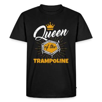 Reine du trampoline - T-shirt Premium bio Homme - noir - Devant - Nico (187cm)