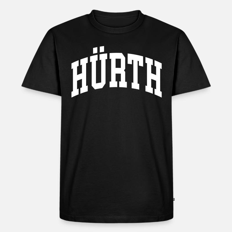 Hürth - Männer Premium Bio T-Shirt - Schwarz