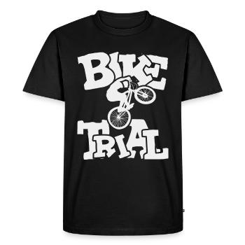 Balance and Control Bike Trial - Men's Premium Organic T-Shirt - black - Front - Nico (187cm)