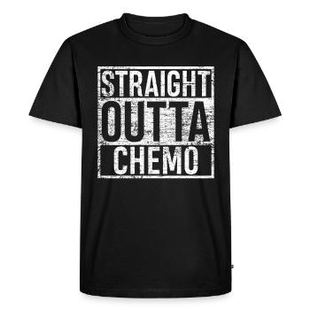 Chemo chemotherapy - Men's Premium Organic T-Shirt - black - Front - Nico (187cm)