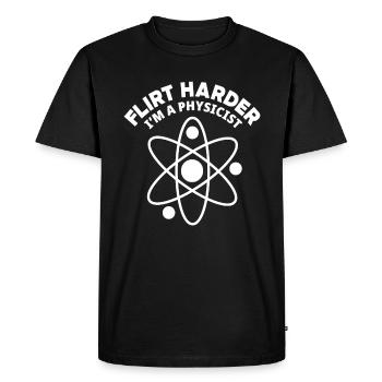 I am a physicist physics - Men's Premium Organic T-Shirt - black - Front - Nico (187cm)