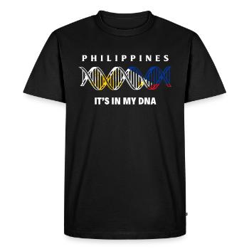 Philippines - T-shirt Premium bio Homme - noir - Devant - Nico (187cm)