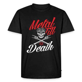 Musique Métal - T-shirt Premium bio Homme - noir - Devant - Nico (187cm)