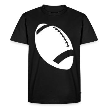 Football américain - T-shirt Premium bio Homme - noir - Devant - Nico (187cm)