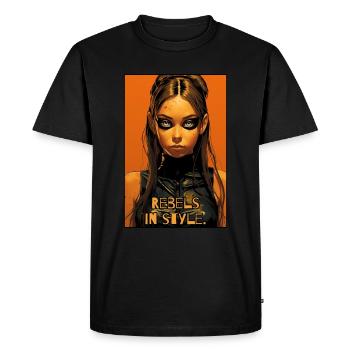 Rebelle dans le style: Alternative girls - T-shirt Premium bio Homme - noir - Devant - Nico (187cm)