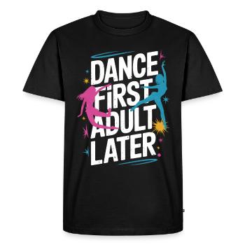 Dansant Danseurs Dansant - T-shirt Premium bio Homme - noir - Devant - Nico (187cm)