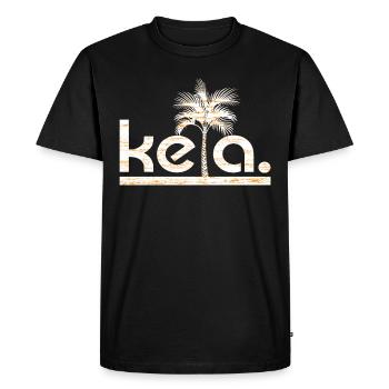 Keta - Ketamine - Drogues - Techno - Rave - T-shirt Premium bio Homme - noir - Devant - Nico (187cm)