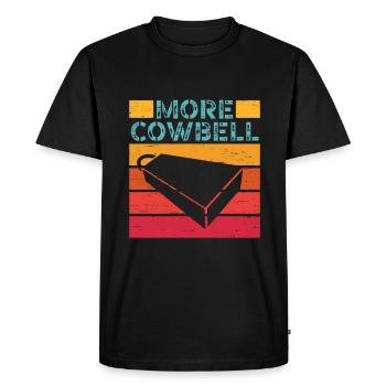 Plus de membres du Cowbell Band Funny Rock Band - T-shirt Premium bio Homme - noir - Devant - Nico (187cm)