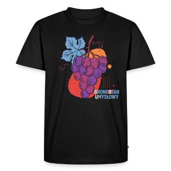 Hermine mentale - T-shirt Premium bio Homme - noir - Devant - Nico (187cm)