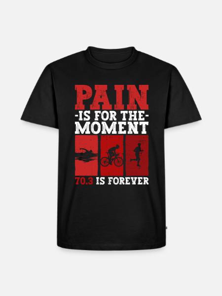 Half-Triathlon Training Triathlete - Men's Premium Organic T-Shirt - black