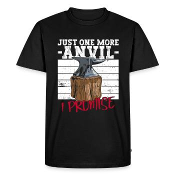 Juste une enclume de plus, je le promets - forgeron - T-shirt Premium bio Homme - noir - Devant - Nico (187cm)