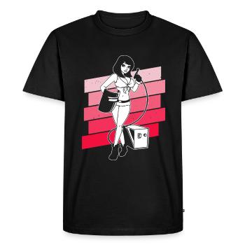Welder Mrs. Welding Craftsman Metalworker - Men's Premium Organic T-Shirt - black - Front - Nico (187cm)