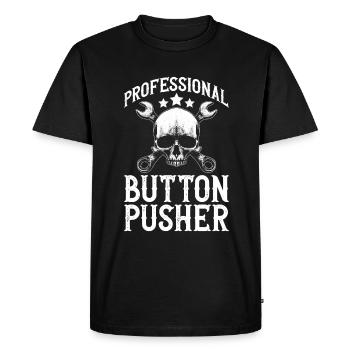 Cutting machine operator CNC machine operator - Men's Premium Organic T-Shirt - black - Front - Nico (187cm)