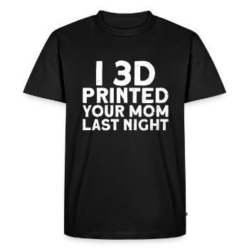 Cutting machine operator CNC machine operator - Men's Premium Organic T-Shirt - black - Front - Nico (187cm)