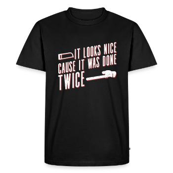 Cutting machine operator CNC machine operator - Men's Premium Organic T-Shirt - black - Front - Nico (187cm)