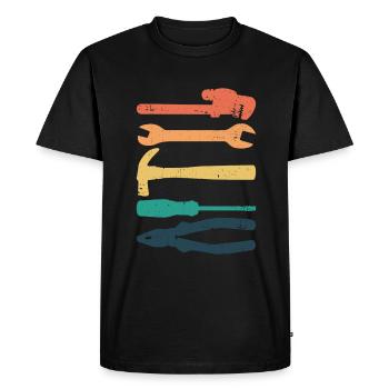 Cutting Machine Operator CNC Machine Operator - Men's Premium Organic T-Shirt - black - Front - Nico (187cm)