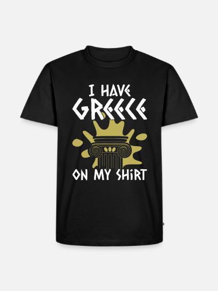 Greek Mythology Ancient Greek God - Men's Premium Organic T-Shirt - black
