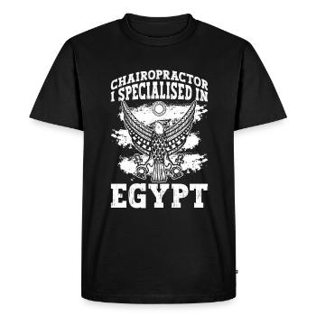 Présidentopracteur spécialisé en Egypte Egypte Egypte - T-shirt Premium bio Homme - noir - Devant - Nico (187cm)