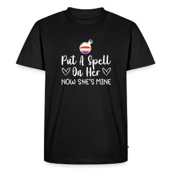 Mariage lesbien Gay lesbien Transsexuel - T-shirt Premium bio Homme - noir - Devant - Nico (187cm)