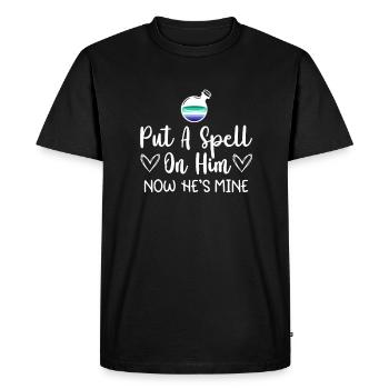 Gay Groom Gay Mariage Gay - T-shirt Premium bio Homme - noir - Devant - Nico (187cm)