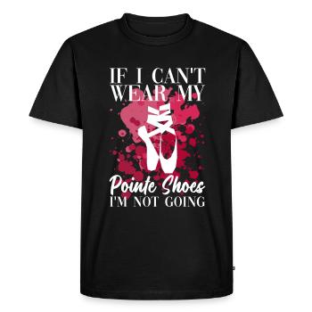 Ballet Dancer Ballet Dancer Ballerina Spruch - Men's Premium Organic T-Shirt - black - Front - Nico (187cm)